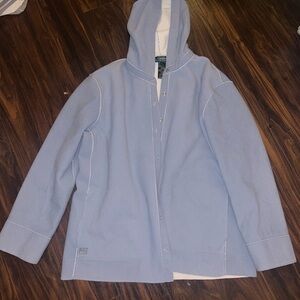 Ralph Lauren Sky Blue Hooded Jacket